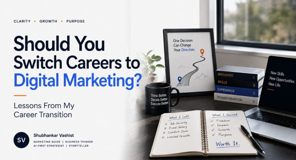 Switch to Digital Marketing: 5 Proven & Powerful Career Lessons