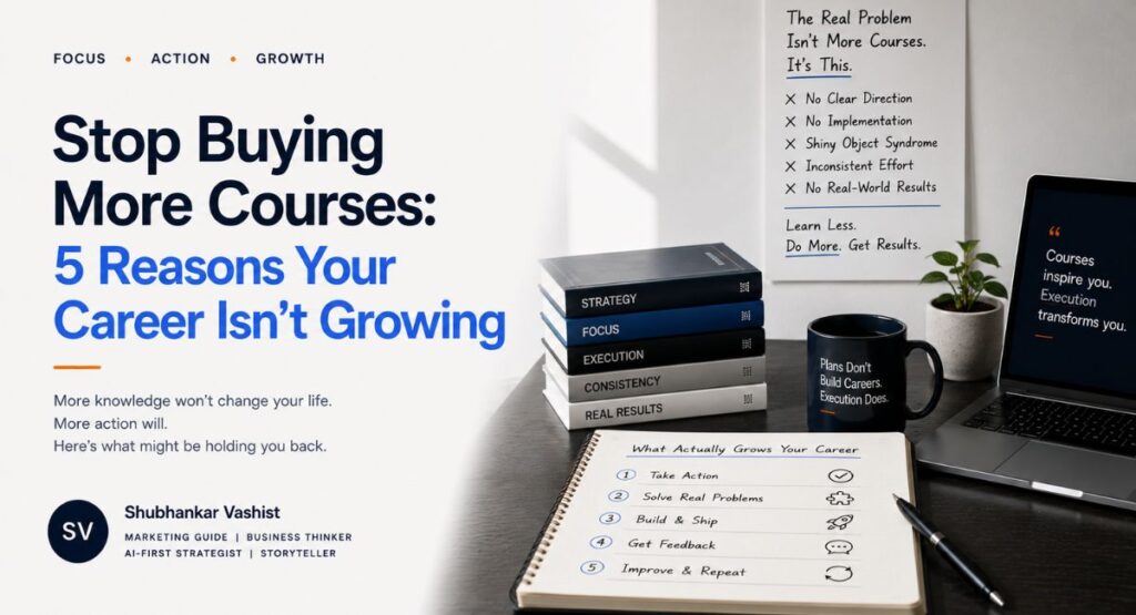 Stop Buying More Courses